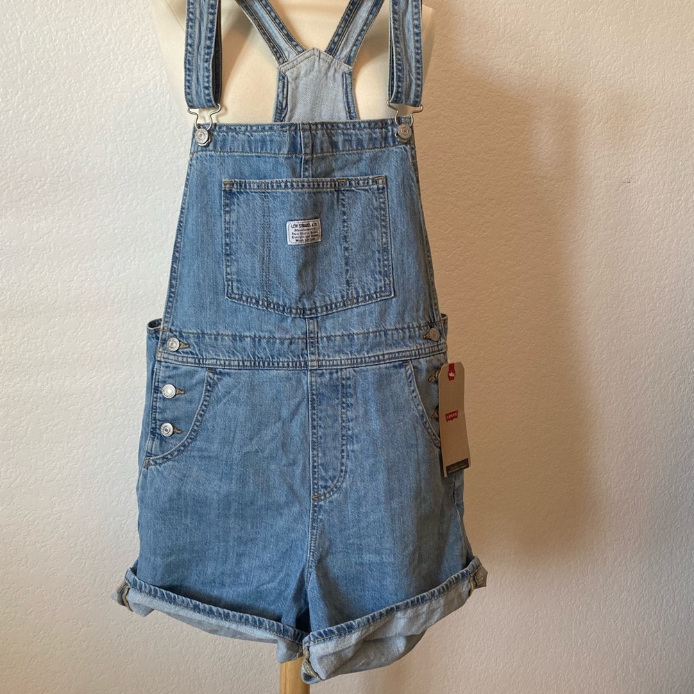 Levi denim overalls